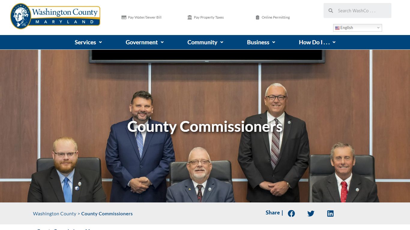 County Commissioners - Washington County